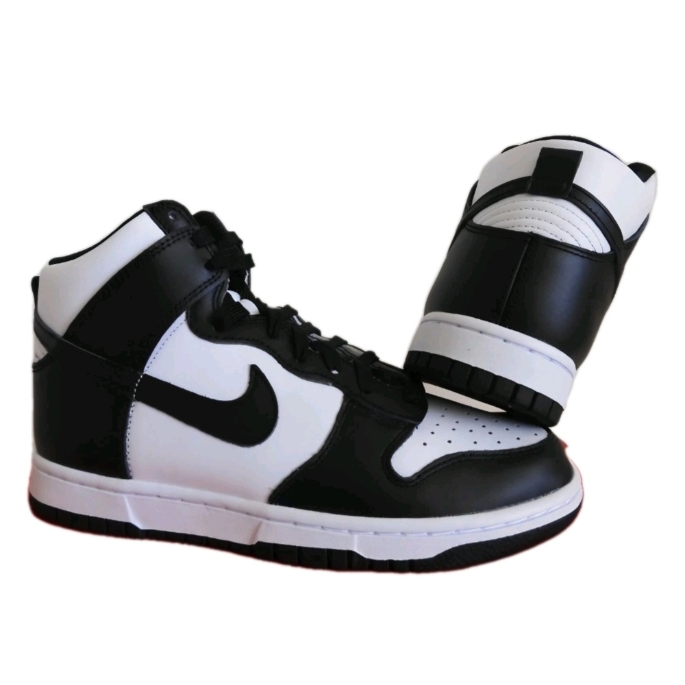 Nike Dunk High Retro Sneakers Black White ‘Panda' US Men's Size 10 - Picture 3 of 9
